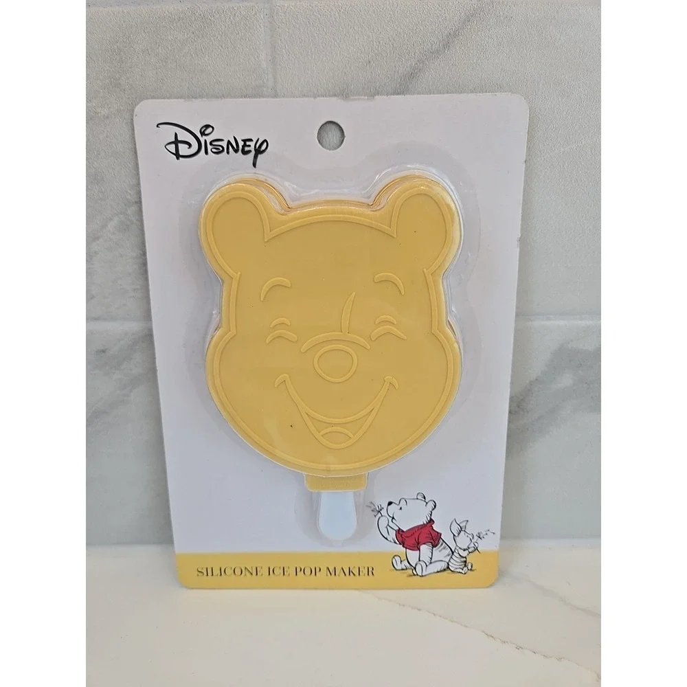 Disney Winnie the Pooh Ice Pop Maker Silicone Mold Yellow Popsicle